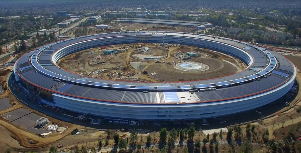 Stunning 4K Drone Footage of New Apple Campus