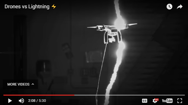 DJI Phantom 3 Vs Lightning: “I Think It Will Blow Up!”