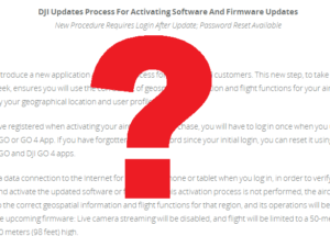 Potential Restrictions In Upcoming DJI Firmware Have Pilots Concerned